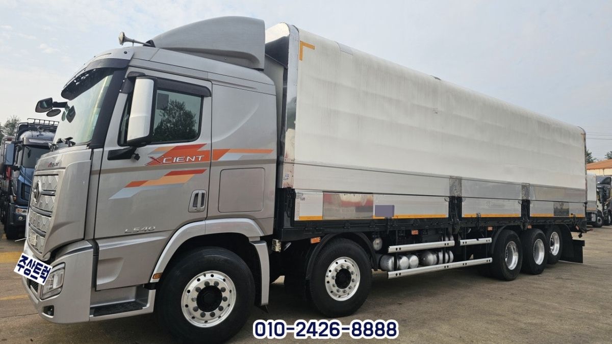 20년 현대 25톤 엑시언트 540 오토 리타더 후축 상승윙바디 1... 중고트럭 상승윙바디